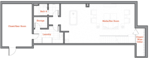 ArtHouse One - Basement Floor Plan